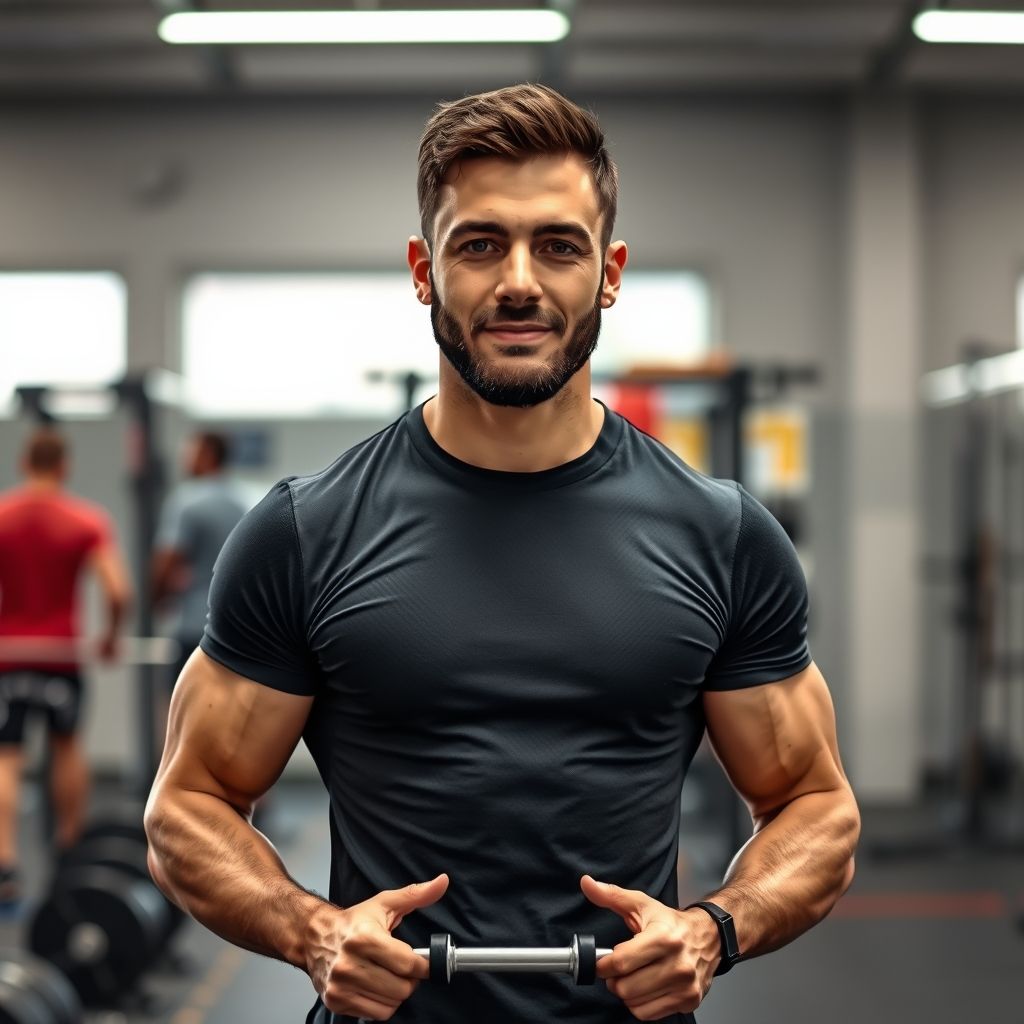 Entraîneur guidant un cours collectif de fitness