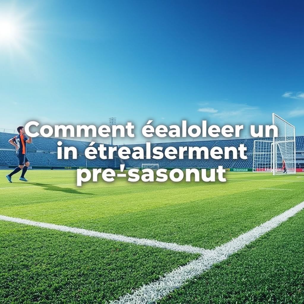 Comment élaborer un plan d'entraînement pré-saison